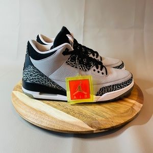 Air Jordan Retro 3 Wolf Grey 2014 100% Authentic, 136064-004 US Size 10, Men’s